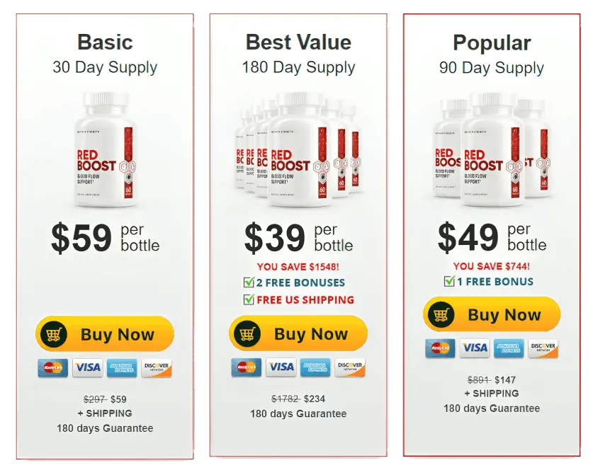 red boost pricing